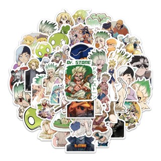 54 Chiếc Anime Dr.STONE Dán Decal DIY Điện Thoại Notebook Vali Laptop Tủ Lạnh Kid Miếng Dán