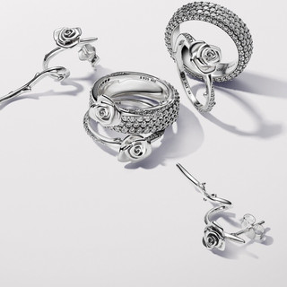 Hàng Spot Pandora rose in Bloom Ring