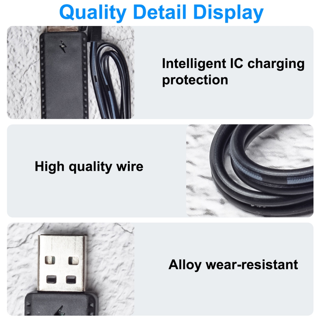 ECILY Universal SM-2P LED Đèn báo 3.7V USB Sạc RC Đồ chơi Pin Li-ion Cáp sạc pin NiMh / NiCd