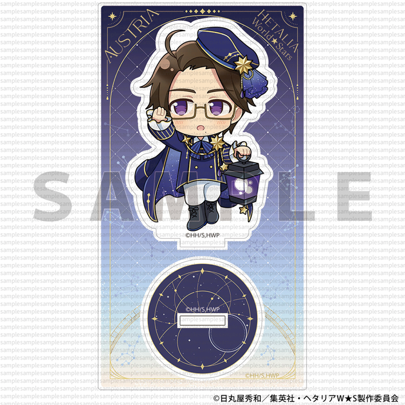 Anime Hetalia Trục Powers Chibi Bầu Trời Đầy Sao Rèm Linh Hồn Acrylic Đứng - APH Hình Dễ Thương Huy Hiệu Bộ Sưu Tập