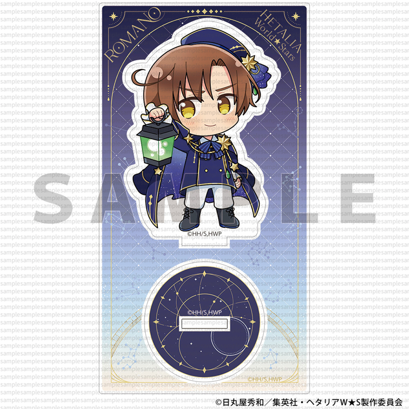 Anime Hetalia Trục Powers Chibi Bầu Trời Đầy Sao Rèm Linh Hồn Acrylic Đứng - APH Hình Dễ Thương Huy Hiệu Bộ Sưu Tập