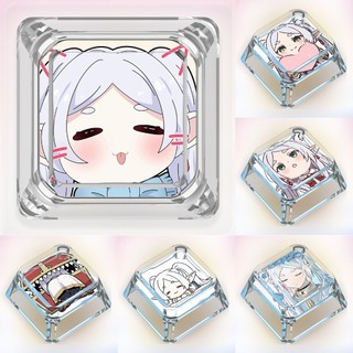 Frien Keycaps Hoạt Hình Dễ Thương Keycaps Tùy Chỉnh Bàn Phím Cơ Trong Suốt Keycaps