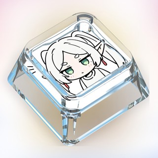 Frien Keycaps Hoạt Hình Dễ Thương Keycaps Tùy Chỉnh Bàn Phím Cơ Trong Suốt Keycaps