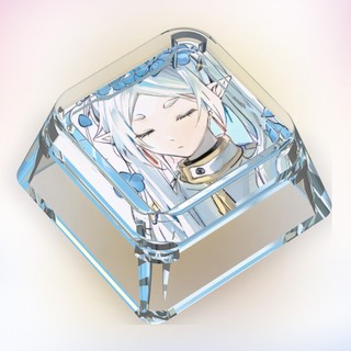 Frien Keycaps Hoạt Hình Dễ Thương Keycaps Tùy Chỉnh Bàn Phím Cơ Trong Suốt Keycaps