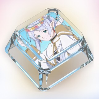 Frien Keycaps Hoạt Hình Dễ Thương Keycaps Tùy Chỉnh Bàn Phím Cơ Trong Suốt Keycaps