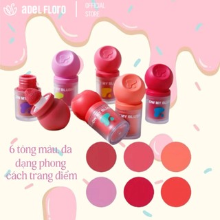 🍬Son Nước Má Hồng Adel SweetTint - 3in1: Má Hồng, Son Môi & Phấn Mắ| Màu Cao Cấp | Quà Noel Hoàn Hảo
