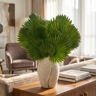Lá Cọ Giả Trang Trí 45cm 3 Cành Quạt Nhựa Decor Nhà Cửa Đẹp Phong Cách Bắc Âu Hiện Đại Phụ Kiện Chụp Ảnh Cây Để Bàn Phòng Khách Văn Phòng Cao Cấp Bền Màu Tự Nhiên Xanh Mát Đạo Cụ Studio Nội Thất Sang Trọng Combo