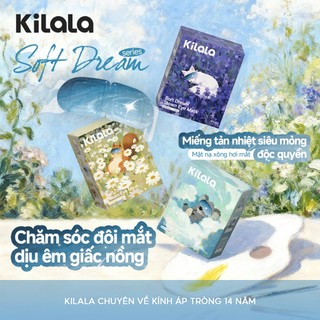 Mặt nạ xông hơi mắt Kilala - Soft Dream series - Chăm sóc đôi mắt, dịu êm giấc nồng, thư giãn xóa tan mệt mỏi