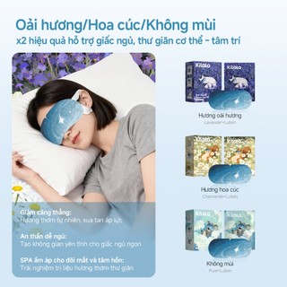Mặt nạ xông hơi mắt Kilala - Soft Dream series - Chăm sóc đôi mắt, dịu êm giấc nồng, thư giãn xóa tan mệt mỏi