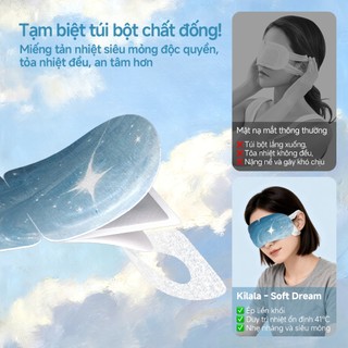Mặt nạ xông hơi mắt Kilala - Soft Dream series - Chăm sóc đôi mắt, dịu êm giấc nồng, thư giãn xóa tan mệt mỏi