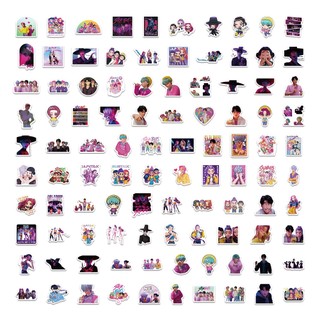 100 Chiếc K-POP Demon Hunters Miếng Dán Huntrix Saja Boys Derpy Graffiti Chống Thấm Nước Trang Trí Miếng Dán