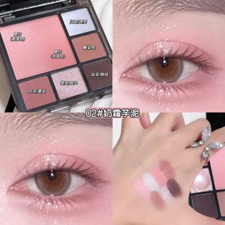 Bảng phấn mắt tông màu mềm 7 màu SWEET MINT - Phong cách Hàn Quốc Trang điểm khỏa thân tự nhiên Màu đất để trang điểm mắt hàng ngày