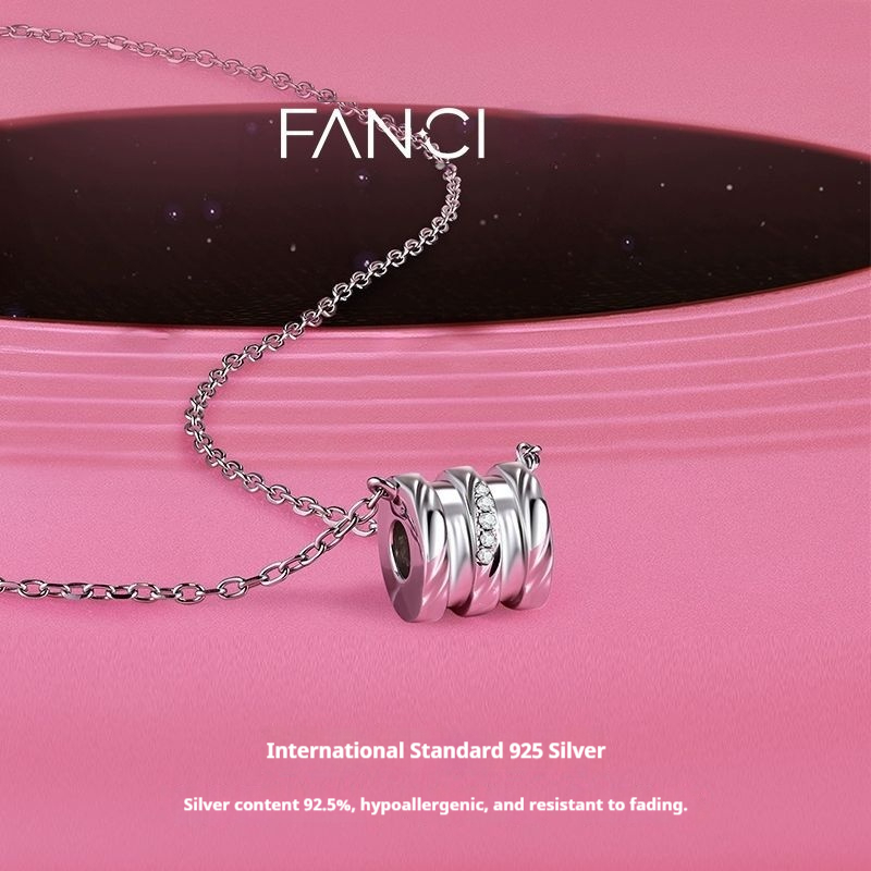 FANCIME "Say I Love You" bằng 100 ngôn ngữ Vòng cổ Trang sức sáng tạo Quà tặng cho bạn gái Quà tặng năm mới Giáng sinh 520 Gifts