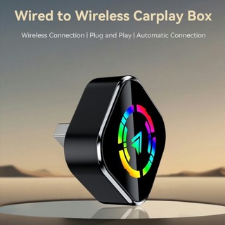 Bộ chuyển đổi Carplay không dây IOS Android Auto 2 trong 1 Dongle thông minh WIFI cho hộp CarPlay AI có dây Kết nối USB với Volvo Benz Mg Kia Chery VW