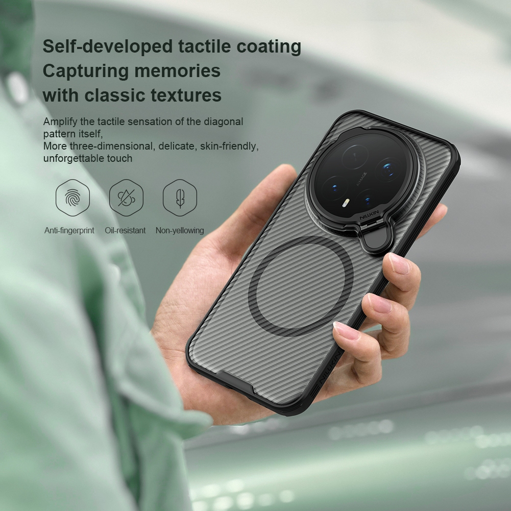 Nillkin Cho Honor Magic 8 Pro Camshield ProP PC TPU Chống Sốc Chống Rơi Bảo Vệ Ống Kính Máy Ảnh Chân Đế Từ Cứng Ốp lưng Ca