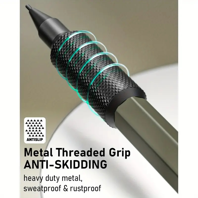 Bộ bút chì cơ khí kim loại Nicpro 3 CÁI 1,3 mm 3 màu có vỏ da, 12 ống nạp chì, 3 4B Eraser - Bút chì thợ mộc hạng nặng chịu thời tiết để viết và vẽ