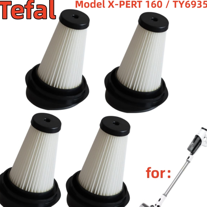 TEFAL model X-PERT 160 / TY6935 Máy hút bụi cầm tay HEPA Bộ lọc có thể giặt được Phụ kiện