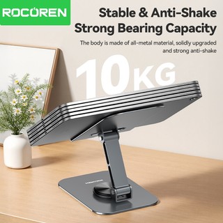 Giá đỡ điện thoại Rocoren 360° Giá đỡ điện thoại để bàn xoay có thể gập lại bằng kim loại có thể gập lại Hỗ trợ giá đỡ đa năng cho máy tính bảng điện thoại