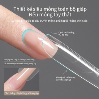 [ANNIES] Phim Làm Móng Tay Sandwich Mỏng Hơn Hình Thang Đầu Dài Hình Bầu Dục Mở Rộng Nhanh Pha Lê Quang Trị Liệu Keo Xây Dựng-Miễn Phí