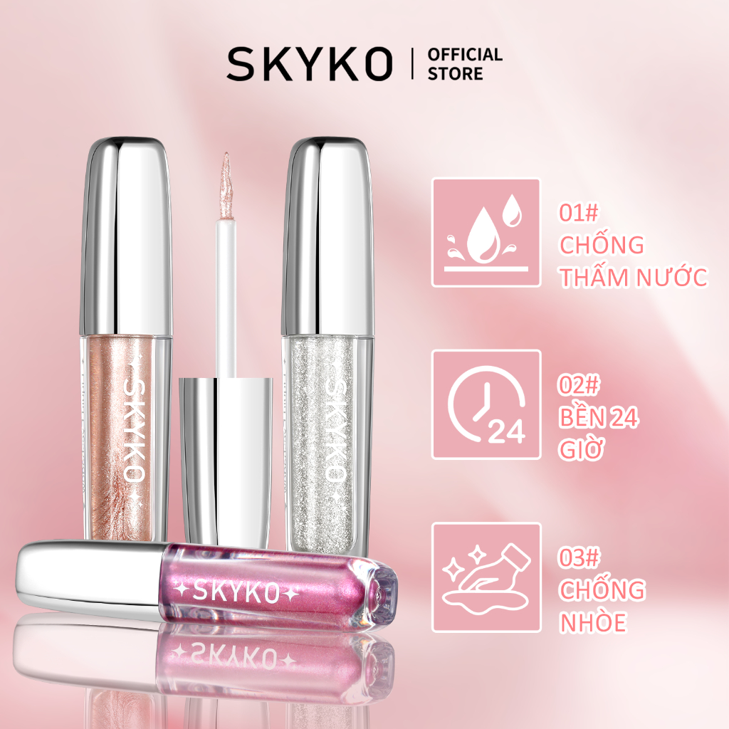 [Combo] SKYKO Phấn mắt dạng lỏng Shining Highlighter Lâu trôi