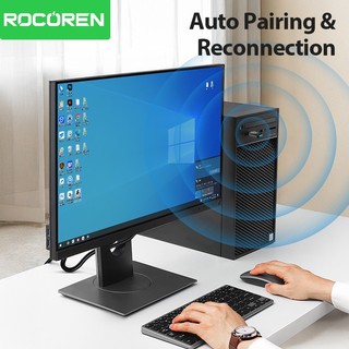 Bộ chuyển đổi Bluetooth USB Rocoren 6.0 5.4 Dongle cho PC Windows 11 10 8.1 Bộ thu và phát Bluetooth cho chuột bàn phím