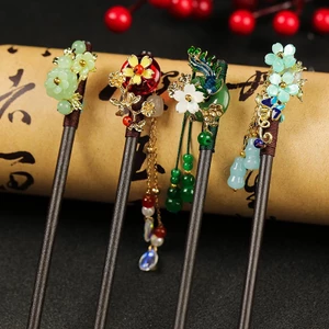 Cổ kẹp tóc retro phong cách Hanfu, phù hợp cho cô gái hiện đại
