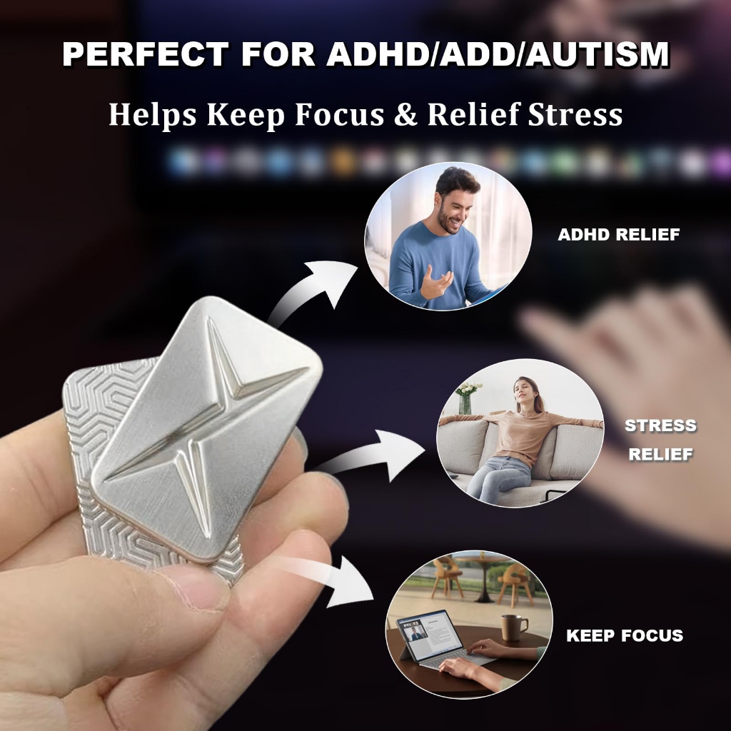 Edc Trượt Khối Kim Loại Đồ Chơi Trượt Người Lớn Giảm Căng Thẳng Từ Kim Loại Vô Hạn Giảm Căng Thẳng Con Quay Hồi Chuyển Đồ Chơi Giảm Căng Thẳng