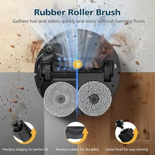 Bộ thay thế Dreame X40 Ultra / Bot X40 / X40 Pro / MOVA P10 / P50 Pro Ultra – Bàn chải chính, Bộ lọc HEPA, Vải lau nhà & Túi đựng bụi