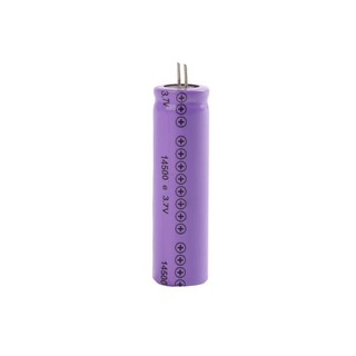 [Sẵn Sàng Cung Cấp] 1 Pin Tụ Điện 3.7V Tụ Điện 14500 Pin Lithium 500mah MAh Sạc 500 Lần Tụ Điện Tím