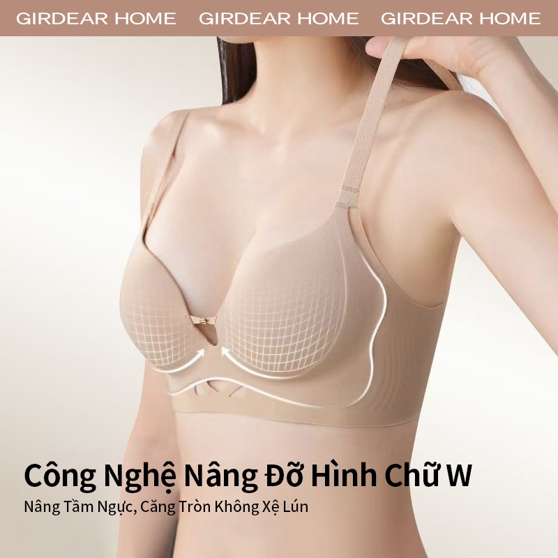 Girdear Home tạo khe áo lót bra Áo Định Hình Ngực Không Dây, Có Thể Điều Chỉnh, Hỗ Trợ Nâng Đẩy Mềm Mại,GH09