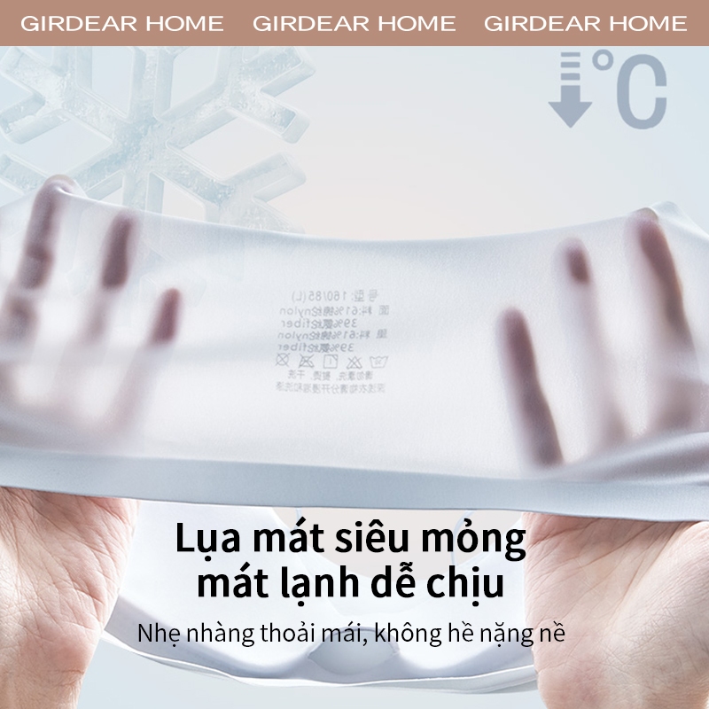 Girdear Home Ice Silk Liền Mạch Áo Ngực Lưới Cố Định Lên Cốc Nữ Không Dây Plus Kích Thước Thoáng Khí Mỏng Push Up Áo Ngực Không Dây Thoải Mái Đồ Lót, GH11