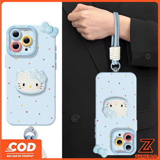 Ốp Lưng Cho OPPO Reno14F Reno14 Pro Reno 13F Reno13 Pro Reno12 F Reno 11F Reno10 Reno8Z Reno7Z Reno8T Reno5 Reno4 Reno6z Phim Hoạt Hình Chấm Bi 3D Nơ KT Dây Buộc Vỏ Điện Thoại TPU Chống Sốc