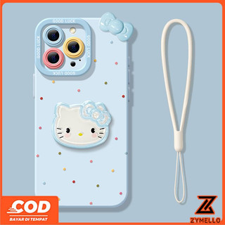 Ốp Lưng Cho OPPO Reno14F Reno14 Pro Reno 13F Reno13 Pro Reno12 F Reno 11F Reno10 Reno8Z Reno7Z Reno8T Reno5 Reno4 Reno6z Phim Hoạt Hình Chấm Bi 3D Nơ KT Dây Buộc Vỏ Điện Thoại TPU Chống Sốc