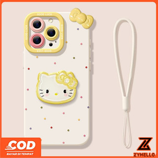 Ốp Lưng Cho OPPO Reno14F Reno14 Pro Reno 13F Reno13 Pro Reno12 F Reno 11F Reno10 Reno8Z Reno7Z Reno8T Reno5 Reno4 Reno6z Phim Hoạt Hình Chấm Bi 3D Nơ KT Dây Buộc Vỏ Điện Thoại TPU Chống Sốc