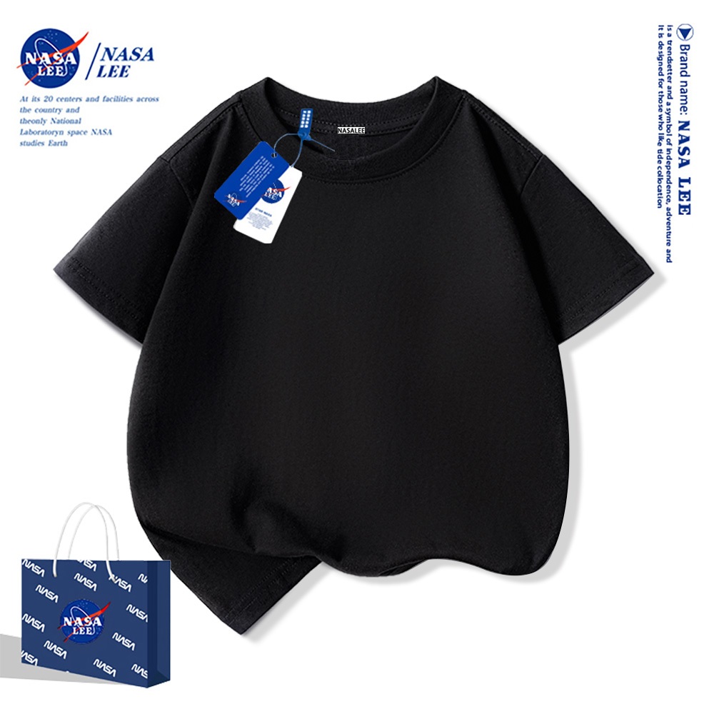 Áo thun trẻ em Thanh thiếu niên Unisex Quần áo Áo Áo thun Cotton ngắn tay đơn giản dành cho trẻ em Áo thun cổ tròn