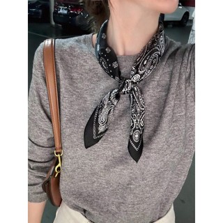 DREJEW Khăn Quàng Cổ Cá Tính Họa Tiết Hoa Chấm Bi Thời Trang