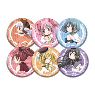 Huy hiệu nút cài áo Puella Magi Madoka Magica các nhân vật chính - Sakura, Kyouko, Miki, Sayaka - size 58mm, phù hợp cosplay và làm quà tặng