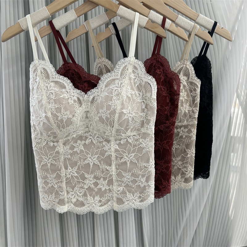 Ren Có Miếng Lót Ngực Đẹp Lưng Bên Trong Áo Yếm Nữ Chải Ấm Top