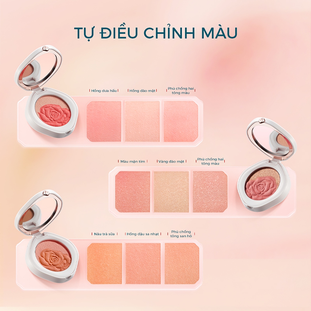 【Trần Kiều 96 Livestream】Florasis ( Hoa Tây Tử)  Má Hồng Kem Peony Dream Cream Blush 3 trong 1 – Má Hồng, Highlight, Tạo Khối 4g