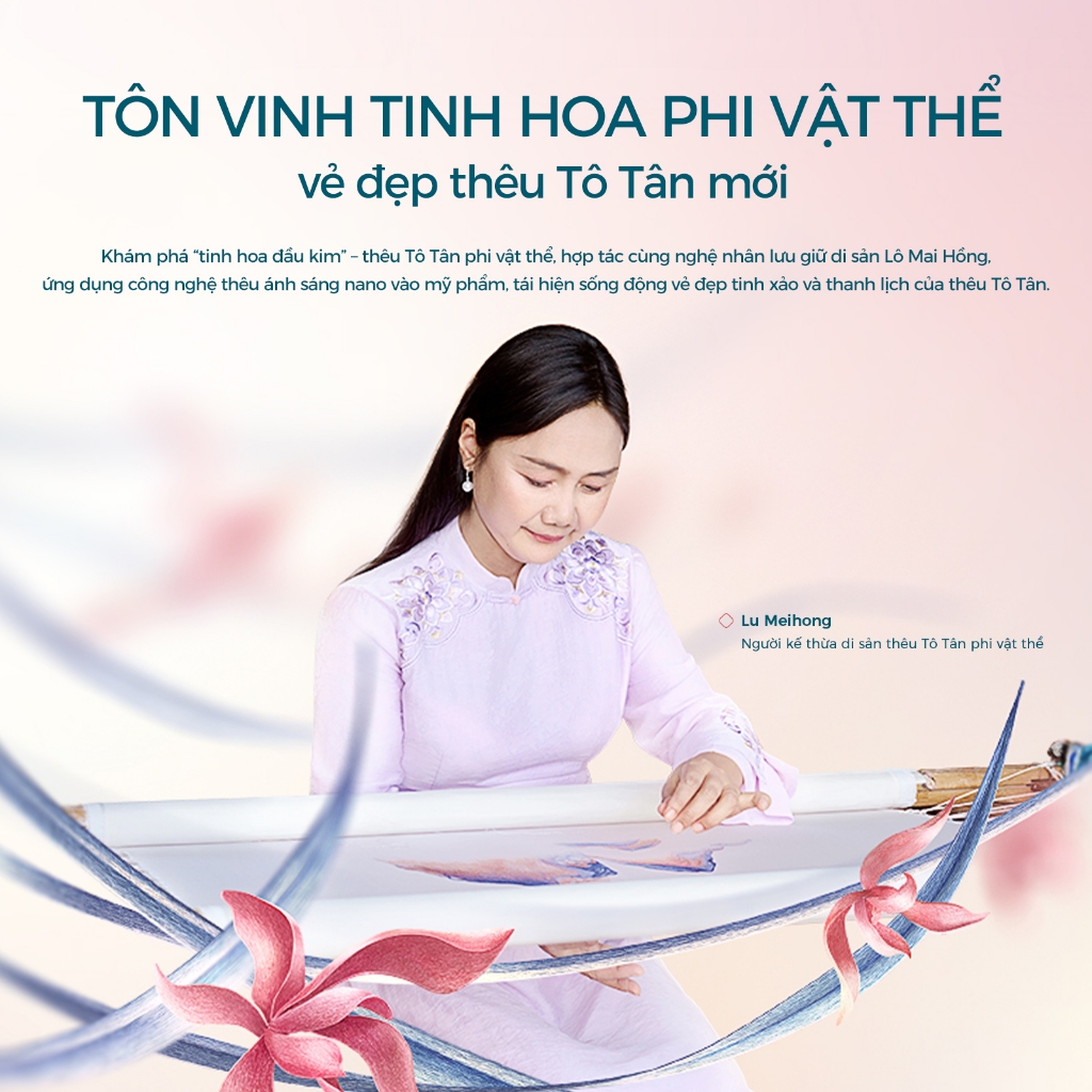 Florasis ( Hoa Tây Tử)  Phấn Nước 13g*2 Kem Nền Flawless Jade Breathable - Dưỡng Ẩm Dịu Nhẹ Cho Da Nhạy Cảm (Phiên Bản Ode to Embroidery)