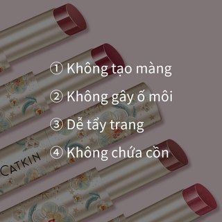Son thỏi bóng dưỡng ẩm Catkin Glossy Lip Balm Dưỡng ẩm Dưỡng chất dồi dào Bóng mượt cao Juicy Lasting Lip Makeup