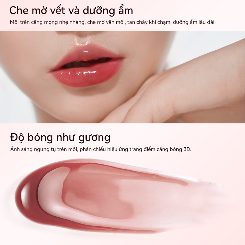 AZTK Son Thỏi Bóng Căng Bóng Mềm Môi Ẩm Mượt Tự Nhiên Màu Đẹp 1.9g