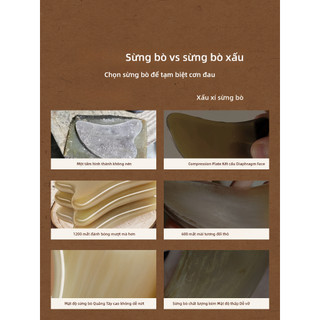 Dụng cụ cạo gió bằng sừng chuyên dụng, massage giải cảm cho cơ thể - MH813