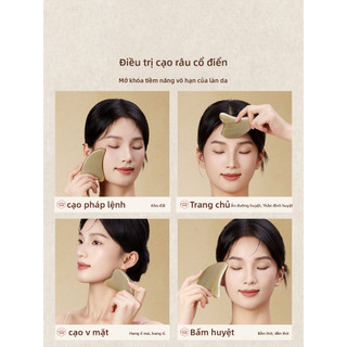 Dụng cụ cạo gió bằng sừng chuyên dụng, massage giải cảm cho cơ thể - MH813