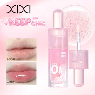 Dưỡng Ẩm Son Bóng XIXI - Môi Thủy Tinh Trong Suốt, Dưỡng Ẩm Sâu Fades Lip Lines Chống Thấm Nước Lâu Dài Chống Dính D663