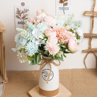 Hoa Giả Trang Trí Phòng Khách Lụa Mẫu Đơn Cẩm Tú Cầu Đẹp Cao Cấp Vintage Bắc Âu Decor Nhà Cửa Đạo Cụ Chụp Ảnh Bàn Làm Việc Như Thật Oải Hương Đám Cưới Sang Trọng Phụ Kiện Nội Thất Cây Cảnh Bó Để Giỏ