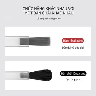 [ANNIES] Đầu bàn chải thay thế keo sơn móng tay Bộ bàn chải chuyên nghiệp Cửa hàng làm móng tay không biến dạng Dụng cụ chuyên dụng