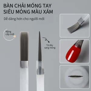 Đầu bàn chải thay thế keo sơn móng tay Bộ bàn chải chuyên nghiệp Cửa hàng làm móng tay không biến dạng Dụng cụ chuyên dụng