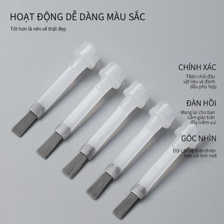 [ANNIES] Đầu bàn chải thay thế keo sơn móng tay Bộ bàn chải chuyên nghiệp Cửa hàng làm móng tay không biến dạng Dụng cụ chuyên dụng