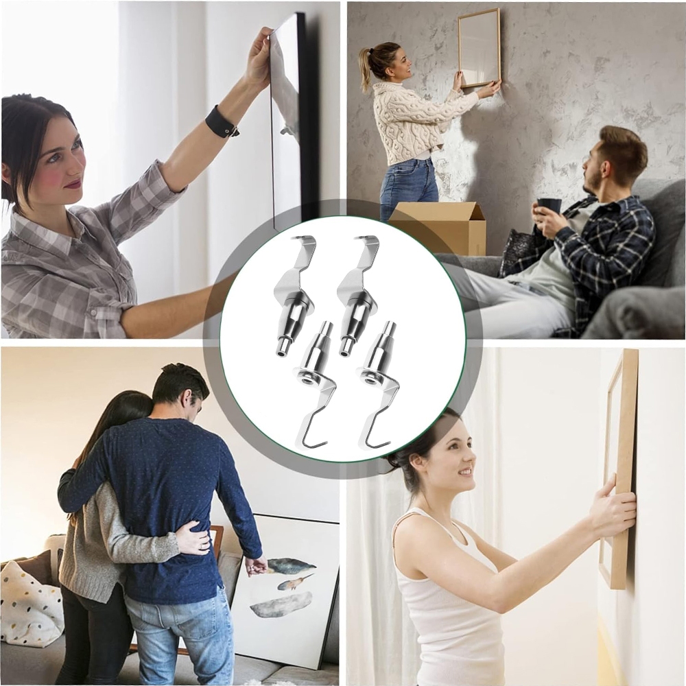 Hình Móc Khung Móc Có Thể Điều Chỉnh Dây Thép Dây Treo Hình Móc Khung Tranh Treo Móc
